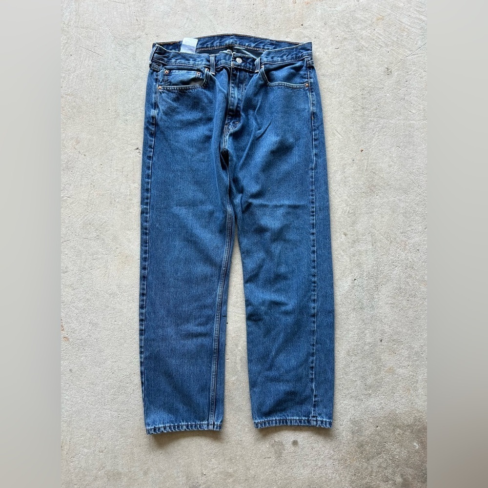 Men’s Straight Leg 505 Jeans Medium Wash Waist 38 Levi’s Workwear Durable